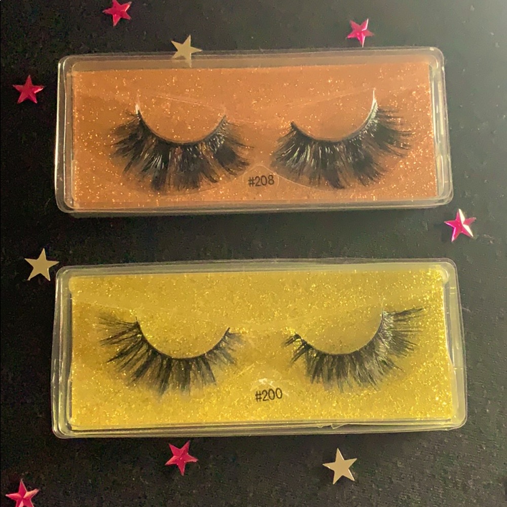 Dramatic lashes 3D mink set